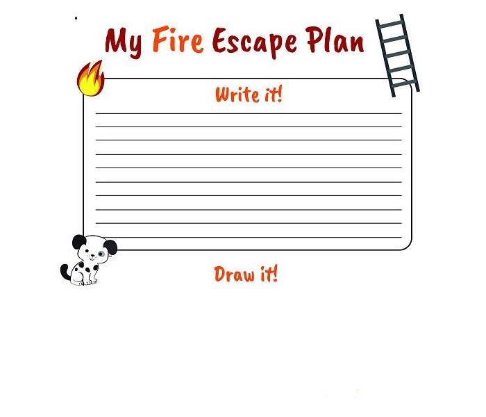 Kid's Planning Fire Escape 