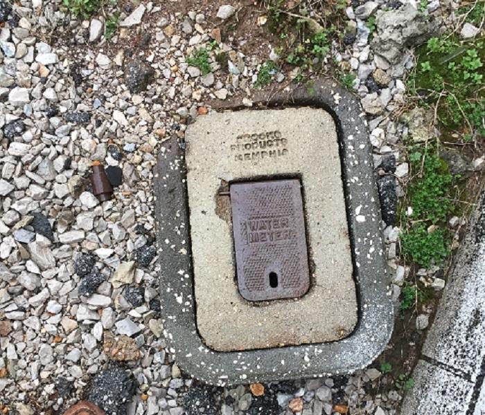 Water meter, gravel